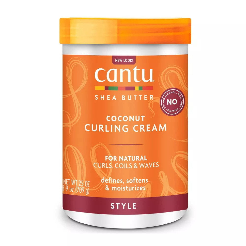 Cantu Shea Butter for Natural Hair Coconut Curling Cream, 25 Oz